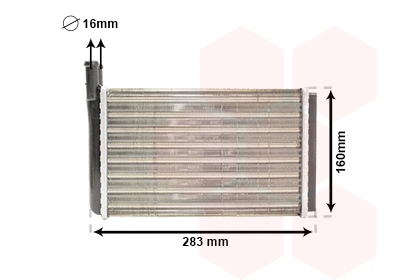 Heat Exchanger, interior heating (58006061)