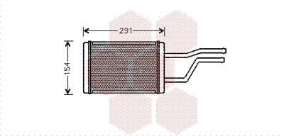 Heat Exchanger, interior heating (53006326)