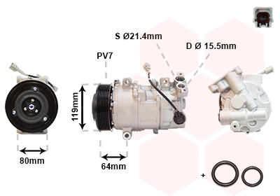 Compressor, air conditioning
