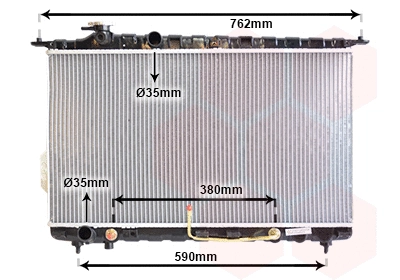 Radiator, engine cooling (82002107)