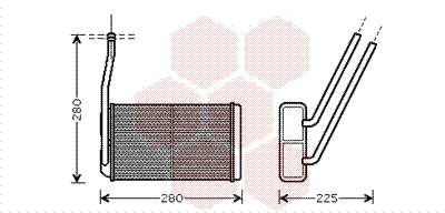 Heat Exchanger, interior heating (02006177)
