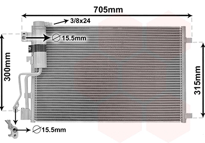 Condenser, air conditioning (13005283)