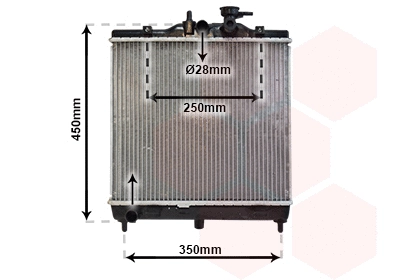 Radiator, engine cooling (83002063)