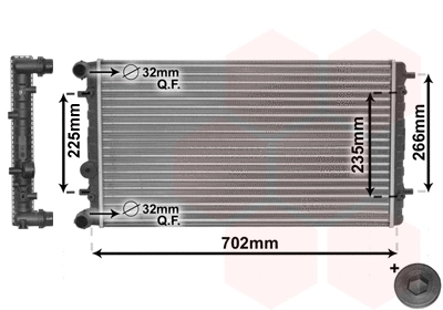 Radiator, engine cooling