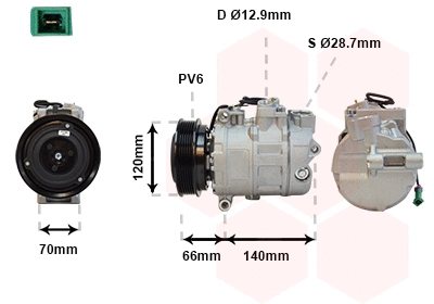 Compressor, air conditioning (0300K150)