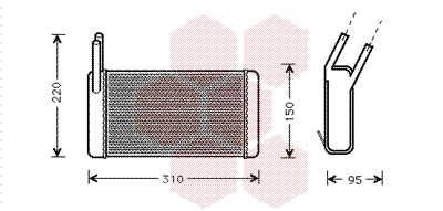 Heat Exchanger, interior heating (02006131)