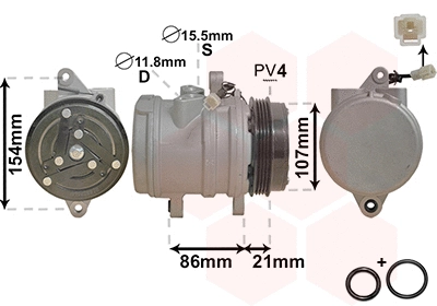 Compressor, air conditioning