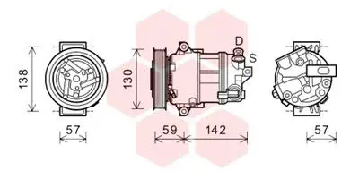 Compressor, air conditioning (0100K126)