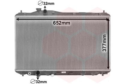 Radiator, engine cooling (25002701)