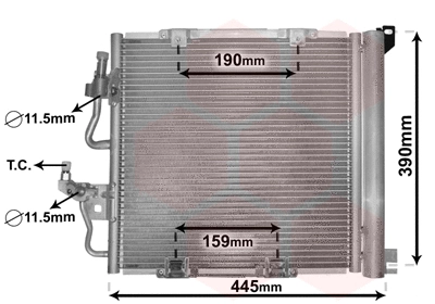 Condenser, air conditioning (37005368)
