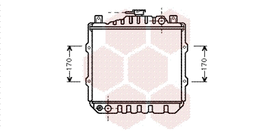Radiator, engine cooling (52002010)