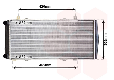 Radiator, engine cooling (76002004)