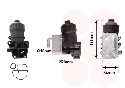 Oil Cooler, engine oil
