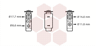 Expansion Valve, air conditioning (74001048)