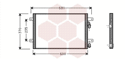 Condenser, air conditioning (58005153)