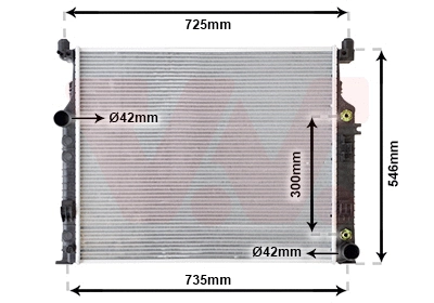 Radiator, engine cooling (30002458)