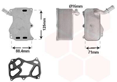 Oil Cooler, engine oil (30013727)