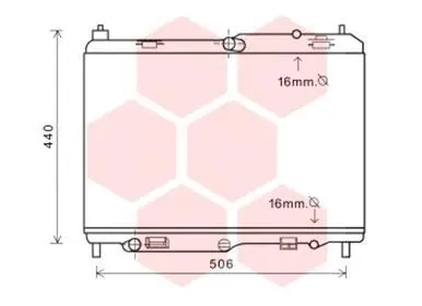 Radiator, engine cooling (18002441)