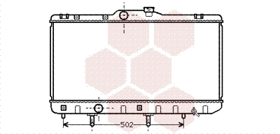 Radiator, engine cooling (53002189)