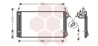 Condenser, air conditioning (82005071)