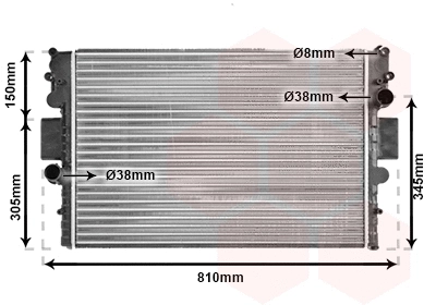 Radiator, engine cooling (28002056)