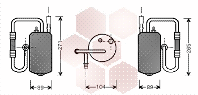 Dryer, air conditioning (1800D349)