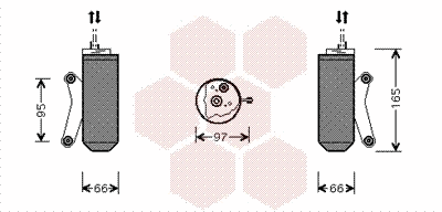 Dryer, air conditioning (7700D027)