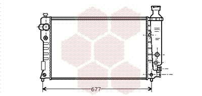 Radiator, engine cooling (40002126)