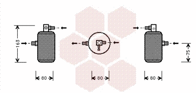 Dryer, air conditioning (0900D163)
