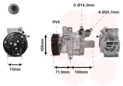 Compressor, air conditioning (4000K317)