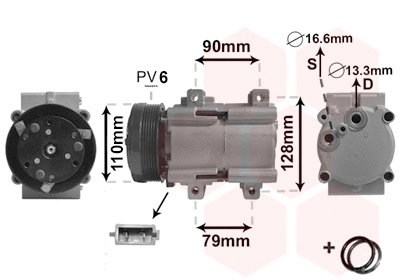 Compressor, air conditioning (1800K284)