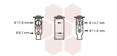 Expansion Valve, air conditioning (40001357)