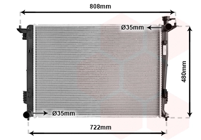 Radiator, engine cooling (82002285)