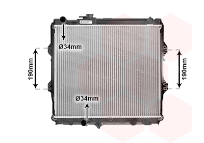Radiator, engine cooling (53002492)