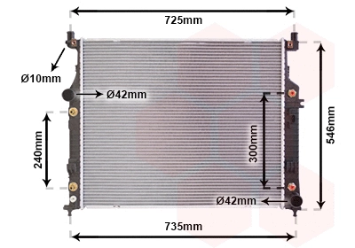 Radiator, engine cooling (30002436)