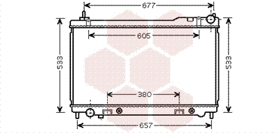 Radiator, engine cooling (13002305)