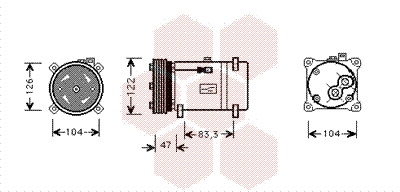 Compressor, air conditioning (4000K066)