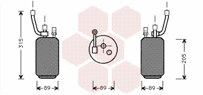 Dryer, air conditioning (1800D274)