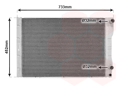 Radiator, engine cooling (43002293)