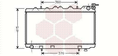 Radiator, engine cooling (13002135)
