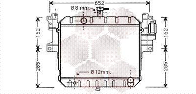 Radiator, engine cooling (11002040)