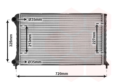 Radiator, engine cooling (17002261)