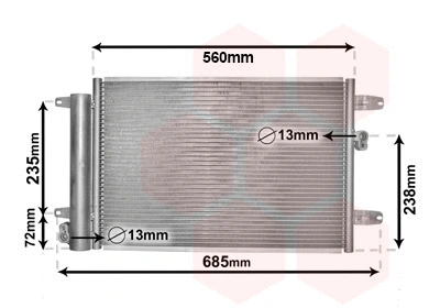 Condenser, air conditioning (58005183)