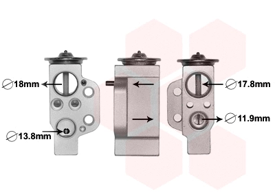Expansion Valve, air conditioning (03001351)