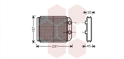 Heat Exchanger, interior heating (59006132)