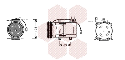 Compressor, air conditioning (8200K063)