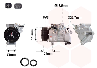 Compressor, air conditioning