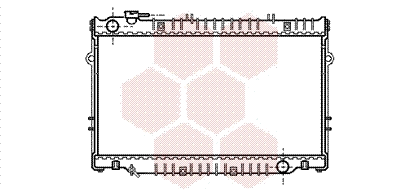 Radiator, engine cooling (53002223)