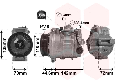Compressor, air conditioning (3000K611)
