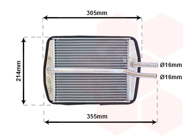 Heat Exchanger, interior heating (18006216)